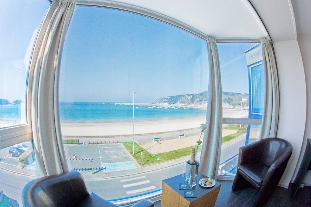 Hotel De La Plage Erquy Kamer foto